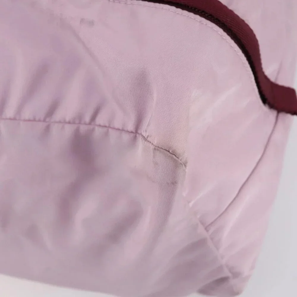 PRADA Tote Bag Nylon Pink Silver Auth 151026 - Picture 4 of 16